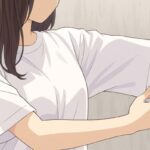カインズ幕張店の「着る虫よけ」Tシャツを着用している女性のイラスト。100万着を売り上げた話題の商品。