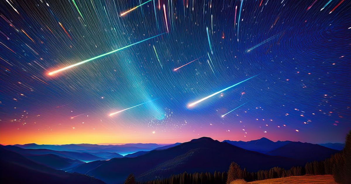 青森県上空で発生した流星クラスターと1秒間に19個流れる流れ星
