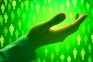 ロンドン行き列車事件を受けた公共交通の安全と支援を象徴する差し出された手のイメージ