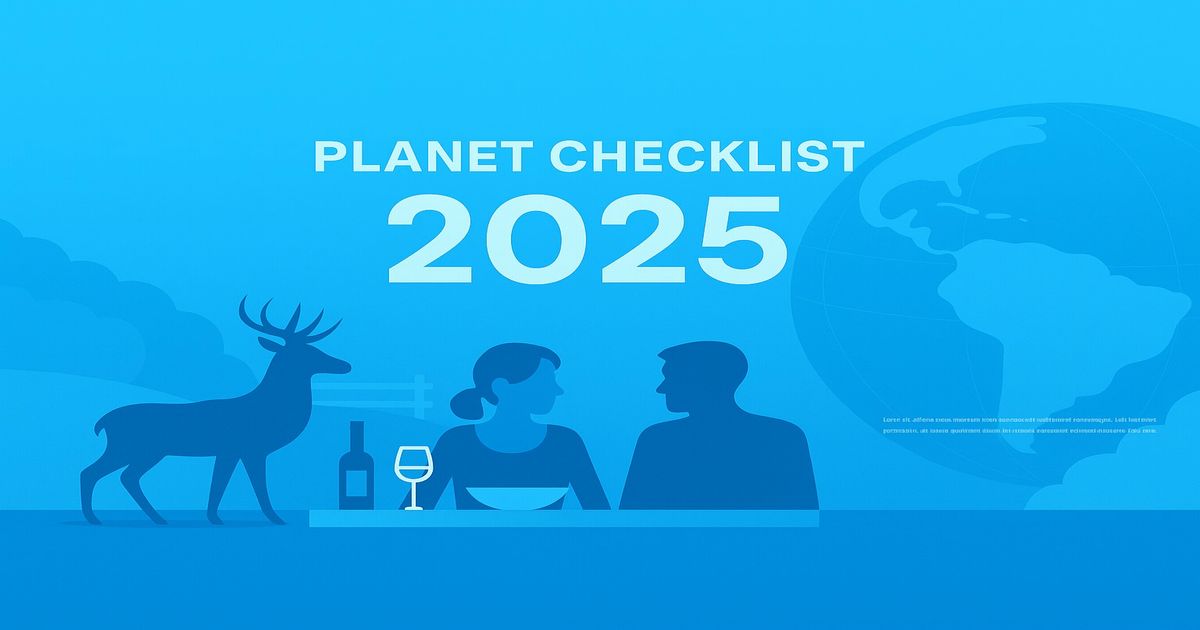 インドネシア火山大噴火:日本津波影響なしと発表! 2025年を象徴する地球儀と鹿のシルエットのビジュアルイメージ