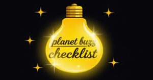 Planet Buzz Checklistの電球ロゴ画像