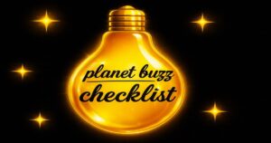 Planet Buzz Checklist のロゴ画像(光る電球デザイン)