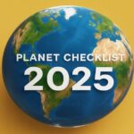地球を中心に配置したPLANET CHECKLIST 2025のタイトル画像