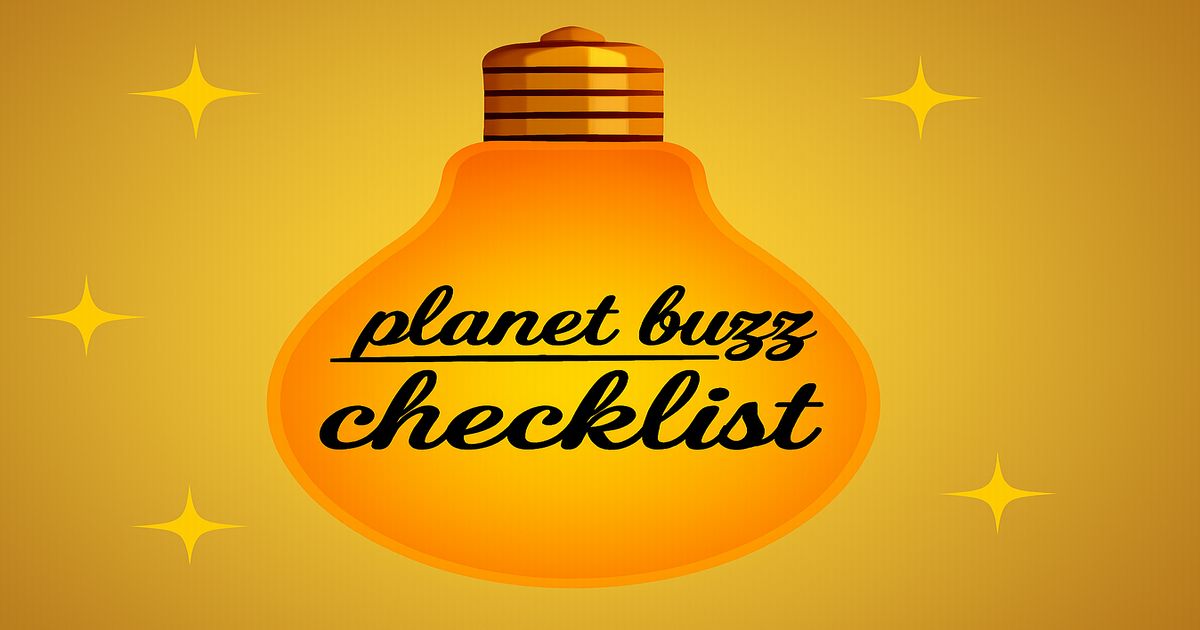 planet buzz checklistカテゴリの共通画像。電球型デザインのロゴでトレンド情報を象徴したアイキャッチ