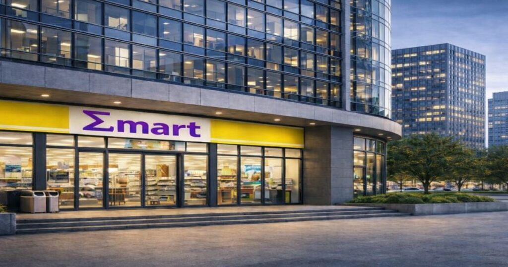 オフィスビルと企業の外観