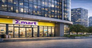 オフィスビルと企業の外観